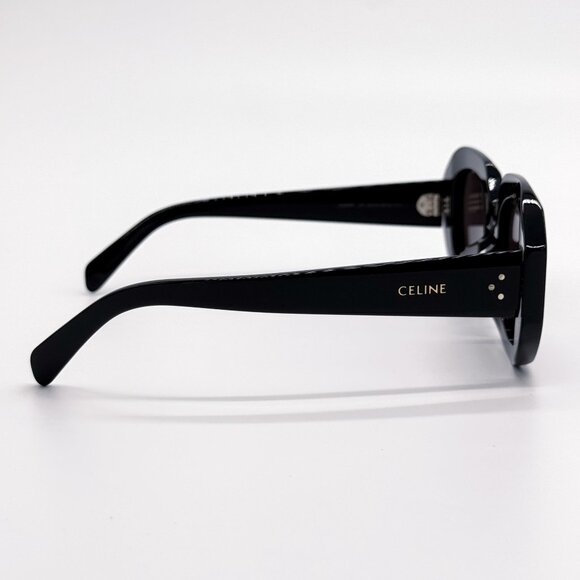 NEW CL40319F 01Y CELINE SUNGLASSES BLACK GREY WOMEN EYEWEAR - Picture 5 of 8